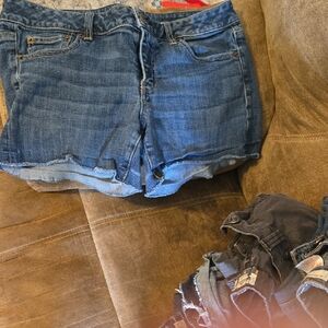 American Eagle Blue Jean Shorts